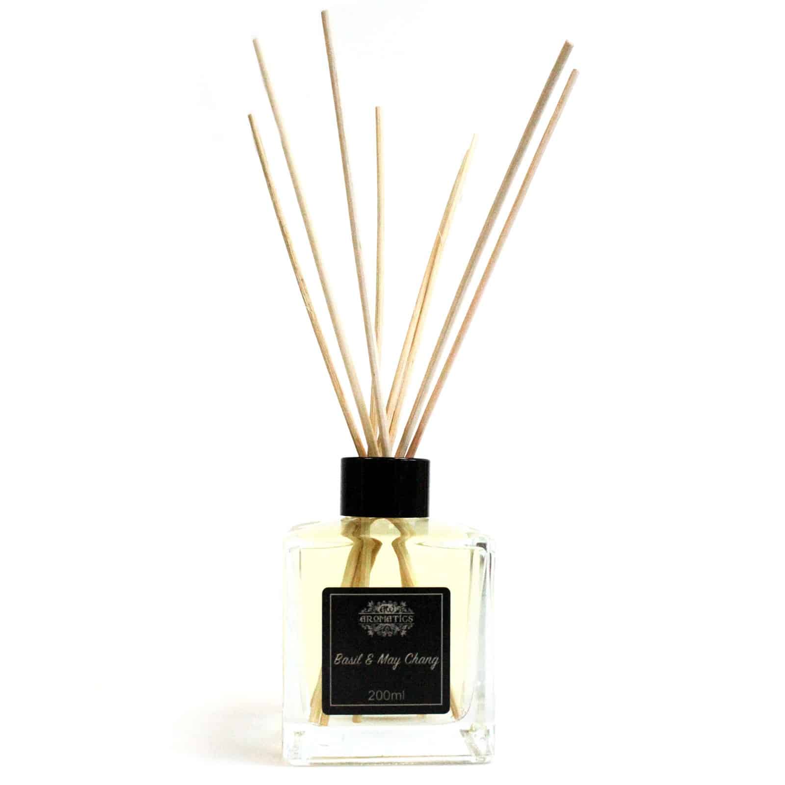 200ml Basil & Maychang Essential Oil Reed Diffuser-2