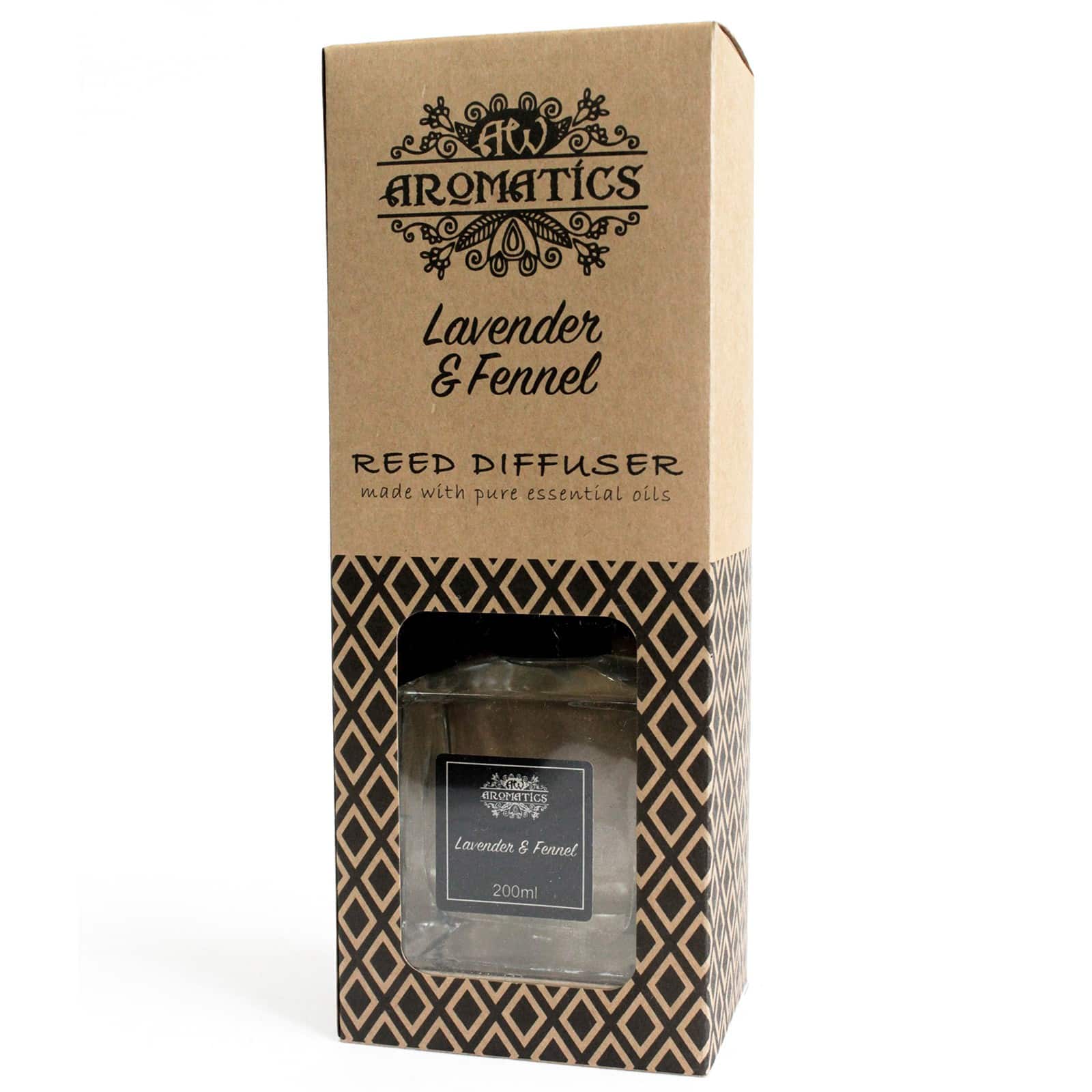 200ml Lavender & Fennel Essential Oil Reed Diffuser-3