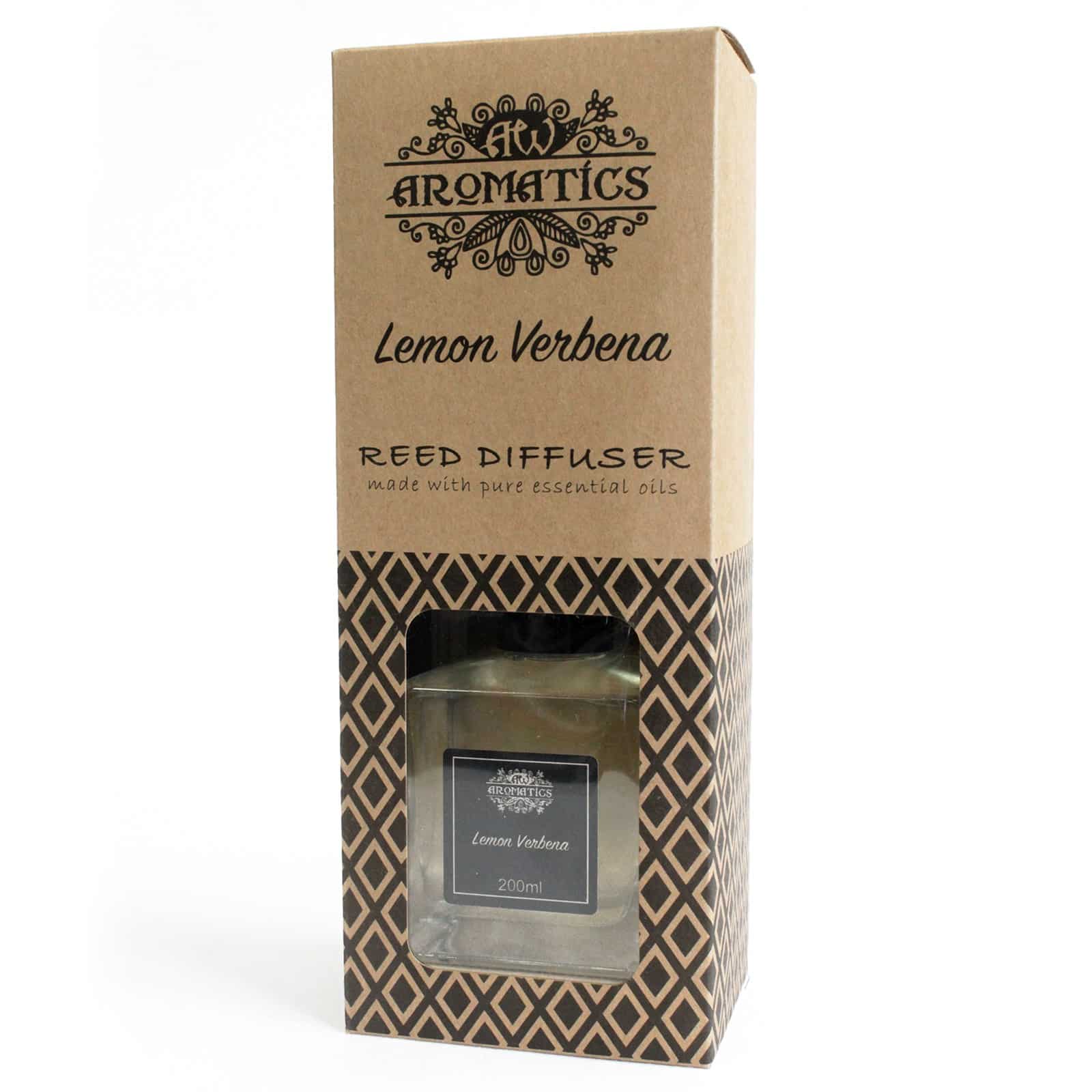200ml Lemon Verbena Essential Oil Reed Diffuser-3
