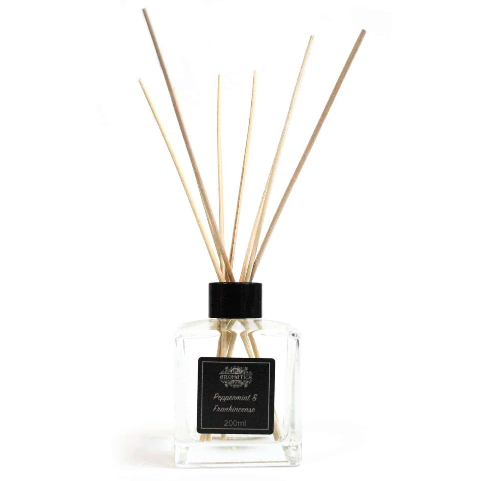 200ml Peppermint & Frankincense Essential Oil Reed Diffuser-2