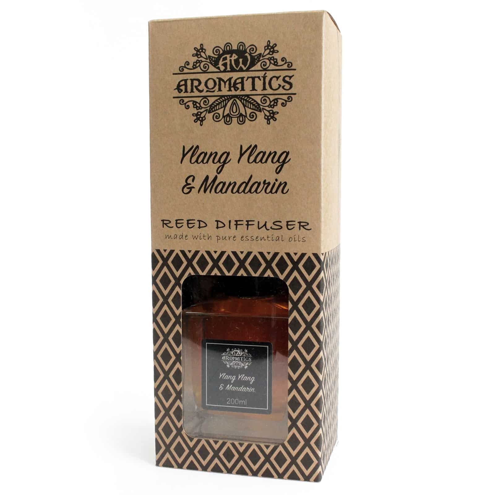200ml Ylang Ylang & Mandarin Essential Oil Reed Diffuser-3