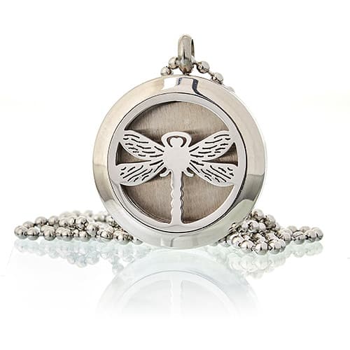 Aromatherapy Diffuser Necklace - Dragonfly 25mm-3