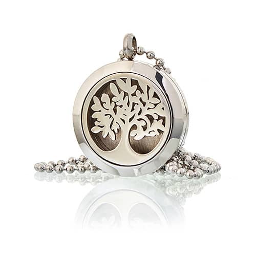 Aromatherapy Diffuser Necklace - Tree of Life 25mm-3