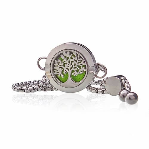 Aromatherapy Jewellery Chain Bracelet - Tree of Life - 20mm-2