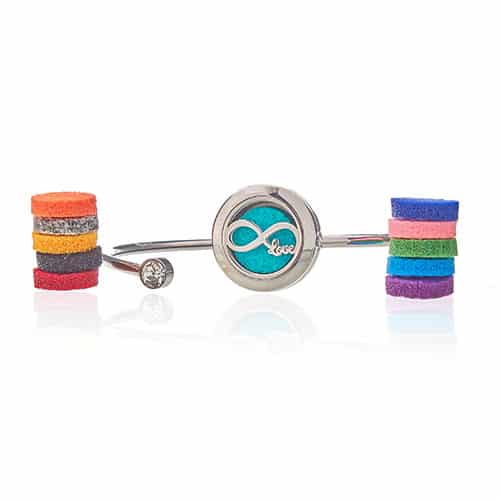 Aromatherapy Jewellery Crystal Bracelet - Infinite Love - 20mm-3
