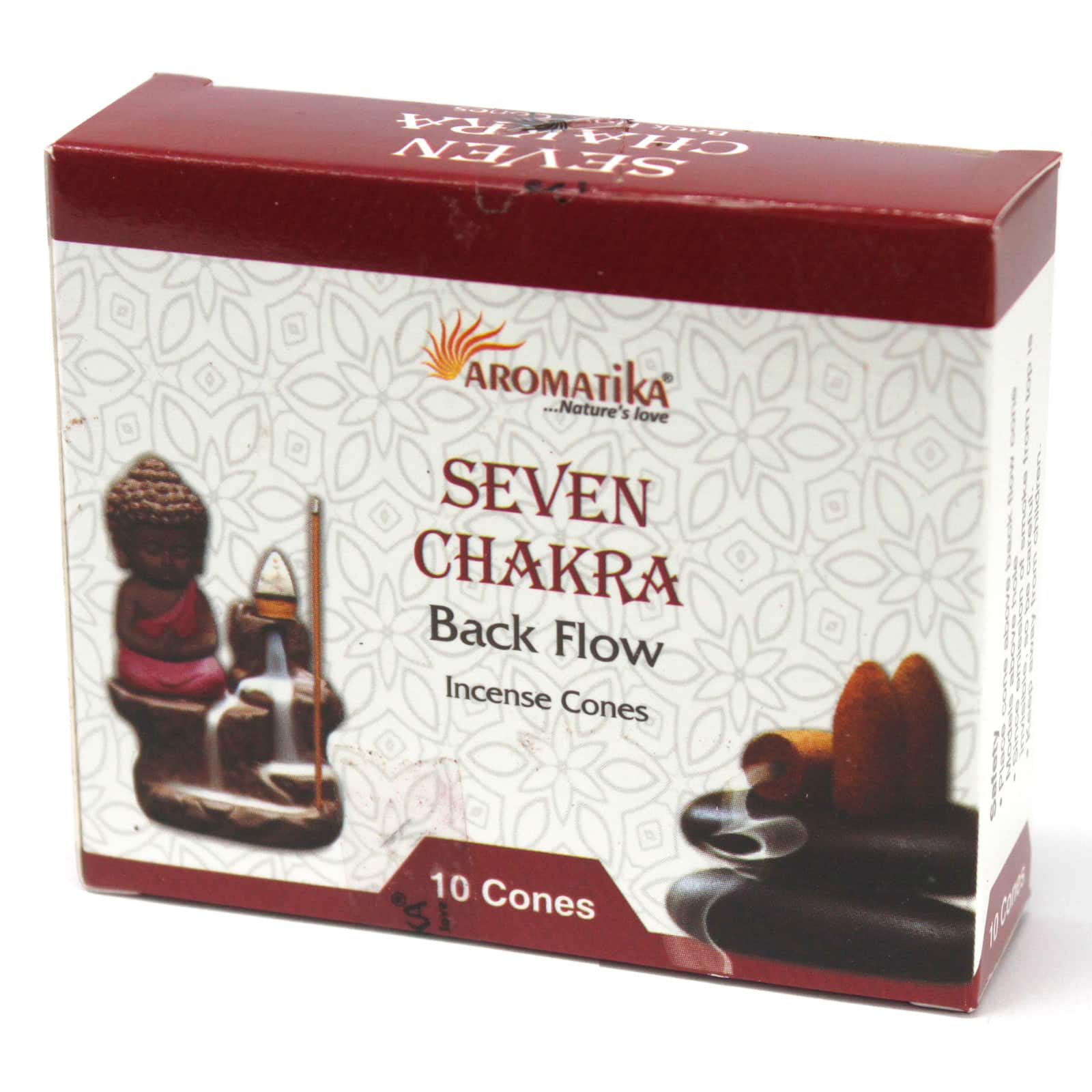 Aromatika Backflow Incense Cones - 7 Charkras