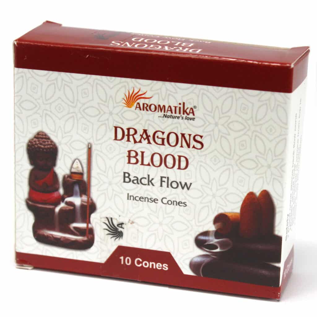 Aromatika Backflow Incense Cones - Dragons Blood