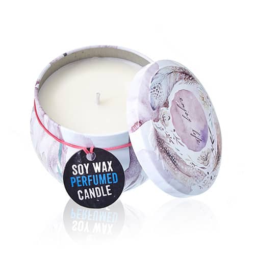 Art Tin Candle - Assorted Design - Parisian Weekend - Peonies-3