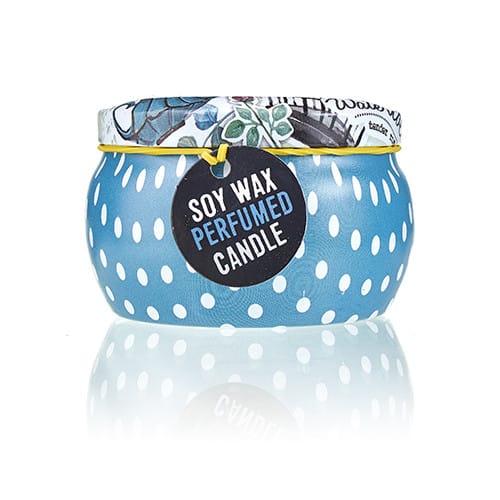 Art Tin Candle - Assorted Design - Parisian Weekend - Peonies-4