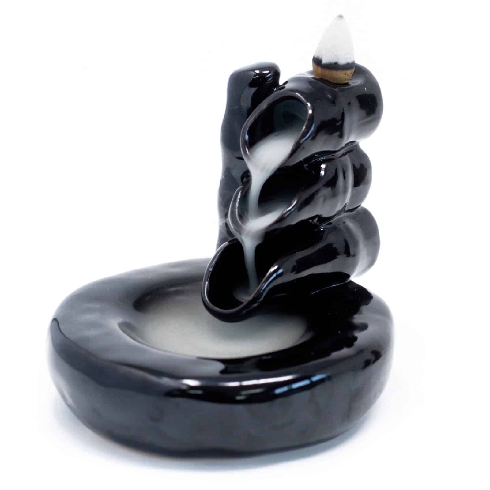 Back Flow Incense Burner - Bamboo & Pool-2