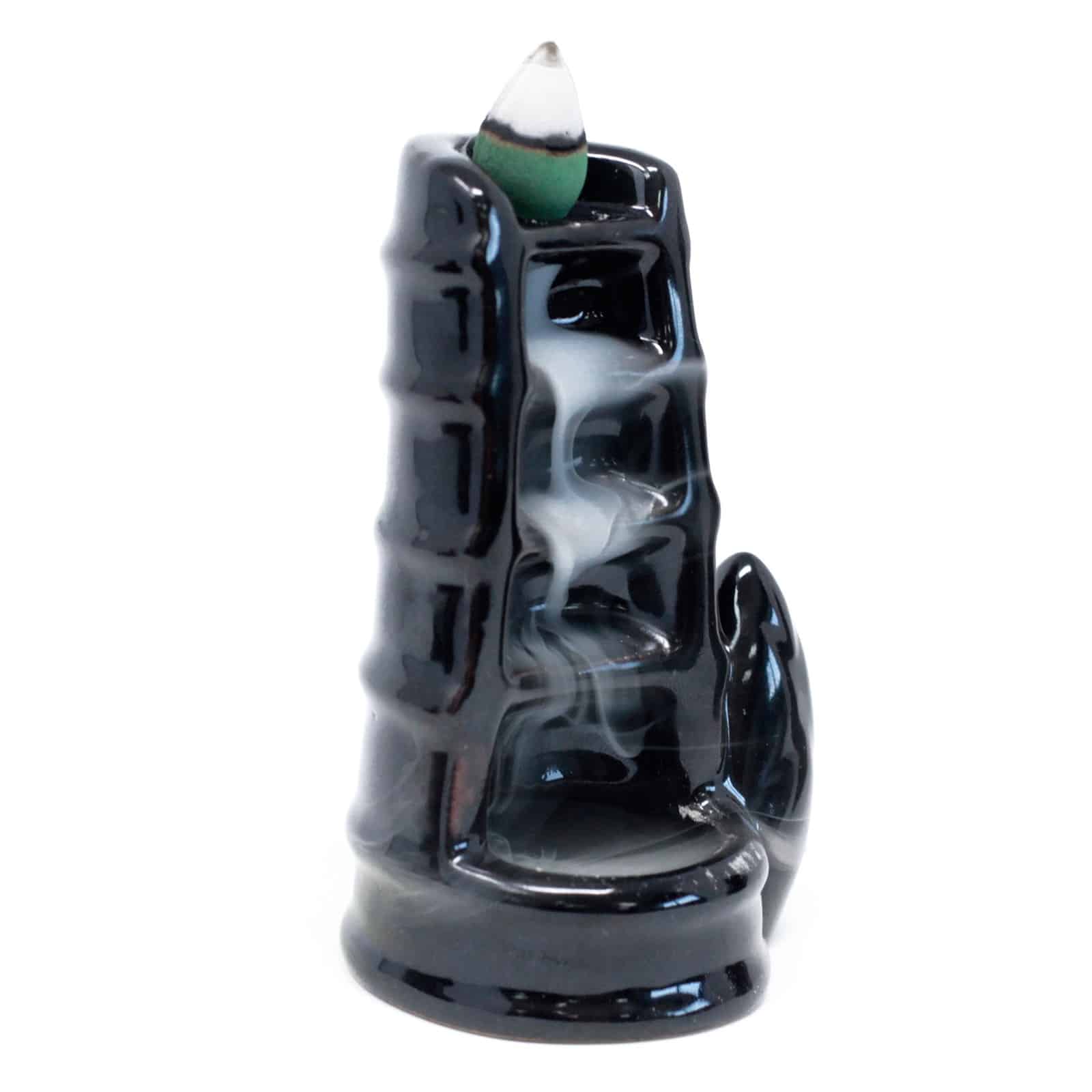 Back Flow Incense Burner - Split Bamboo Fountain-2