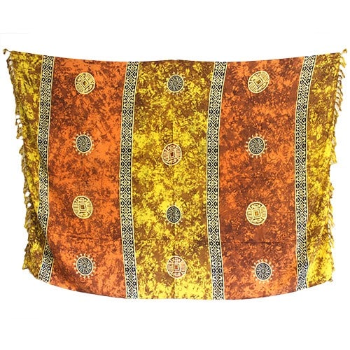 Bali Celtic Sarongs - Lucky Coins (4 Assorted Colours)-2