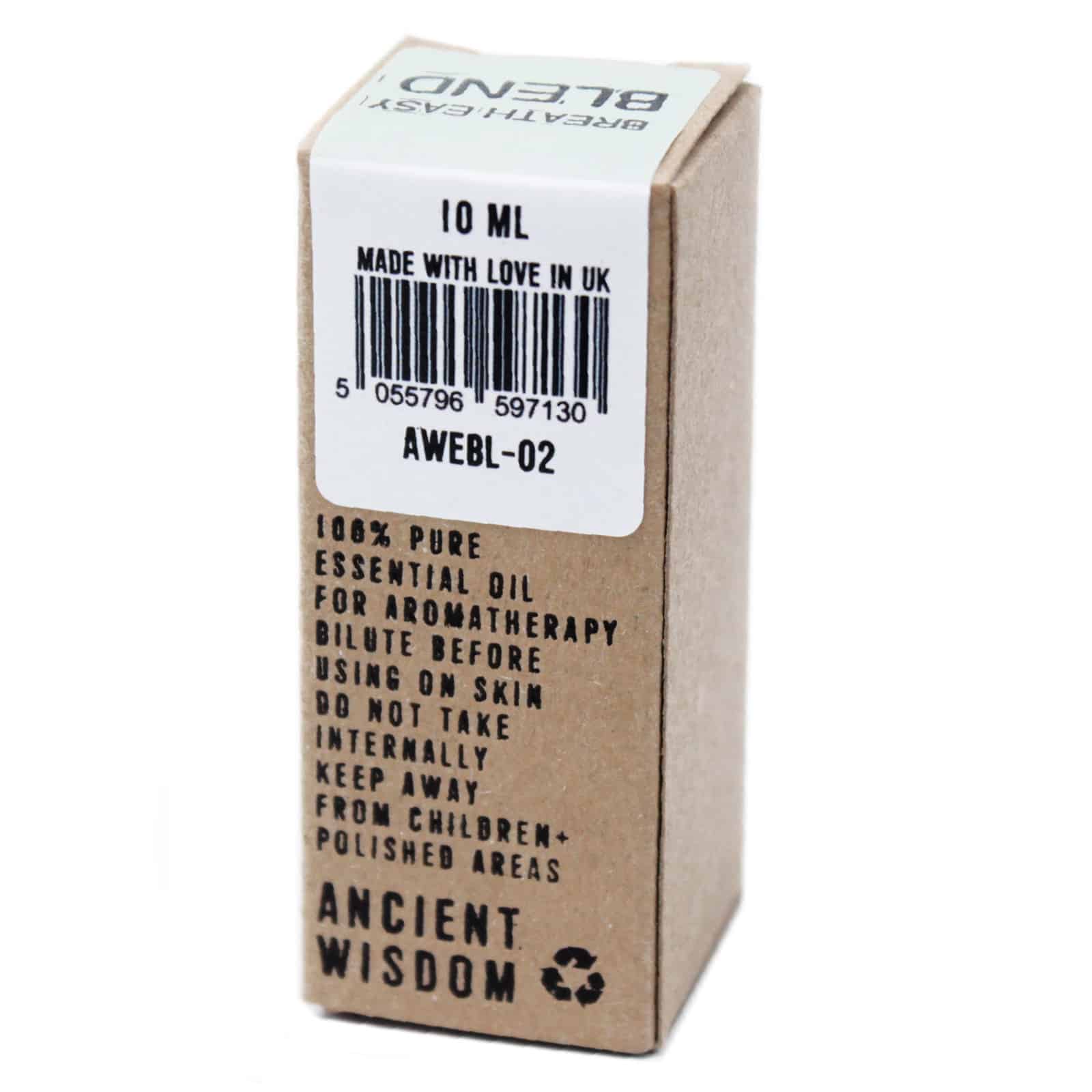 Breathe Easy Essential Oil Blend - Boxed - 10ml-3