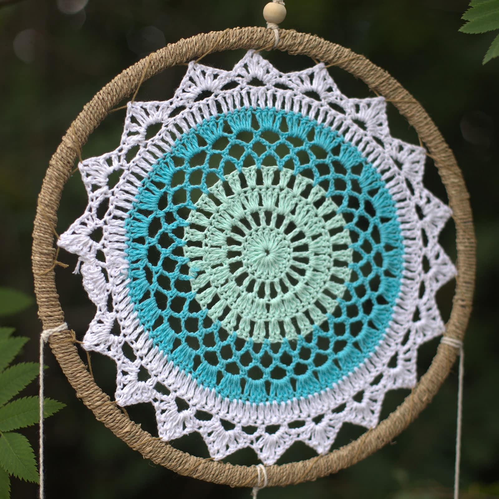 Dream Catcher - Large Turquoise Elemental Spirits-4