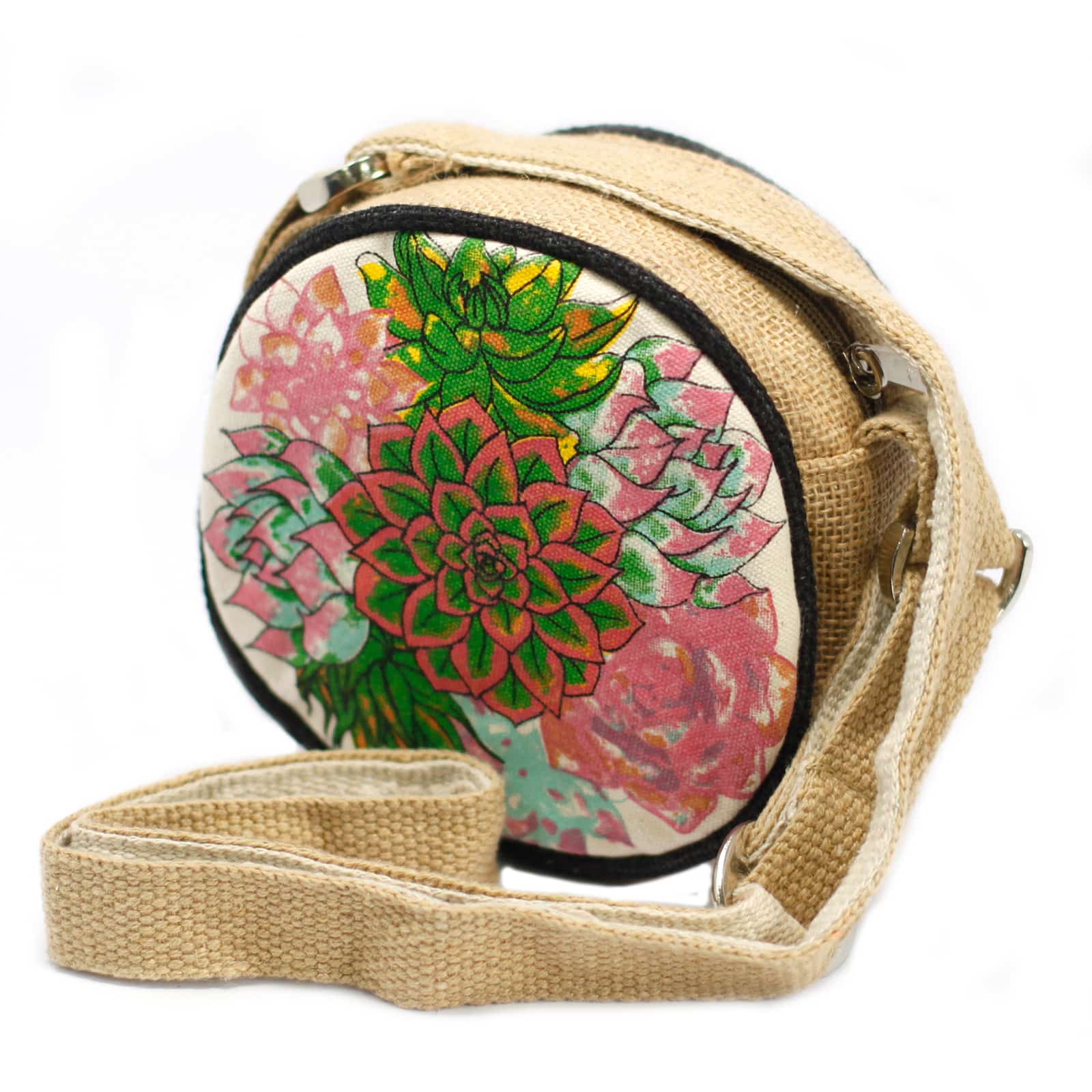 Eco Round Bag - Small - Cactus-2