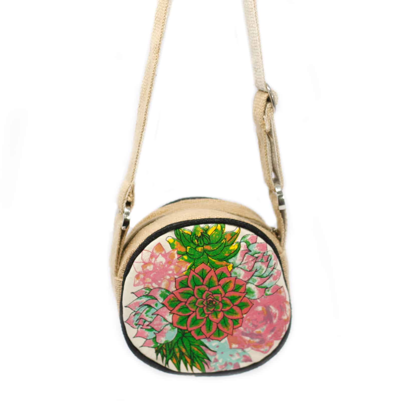 Eco Round Bag - Small - Cactus-3