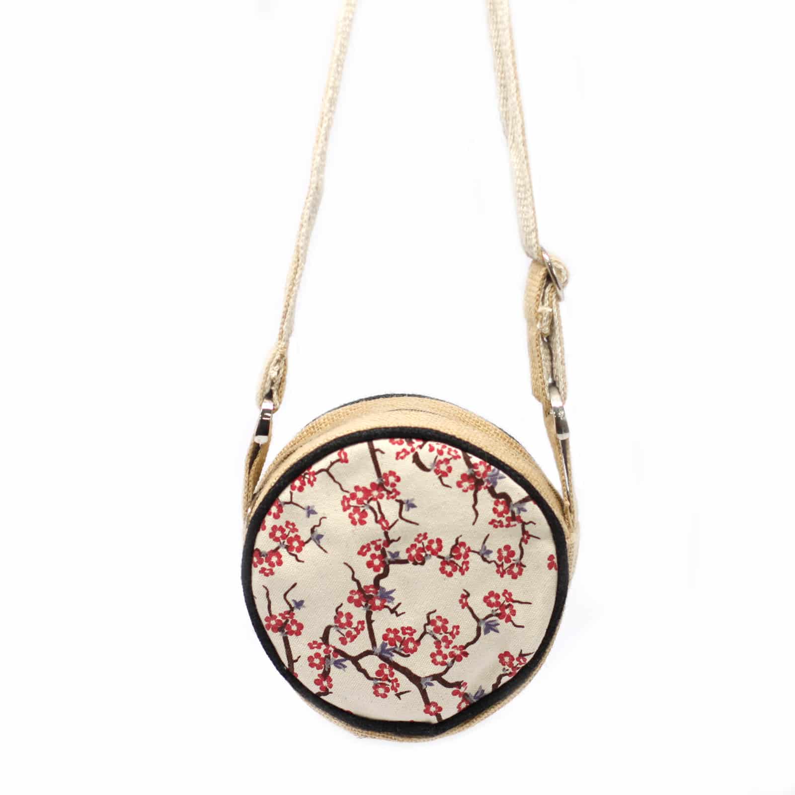 Eco Round Bag - Small - Cherry Blossom-3