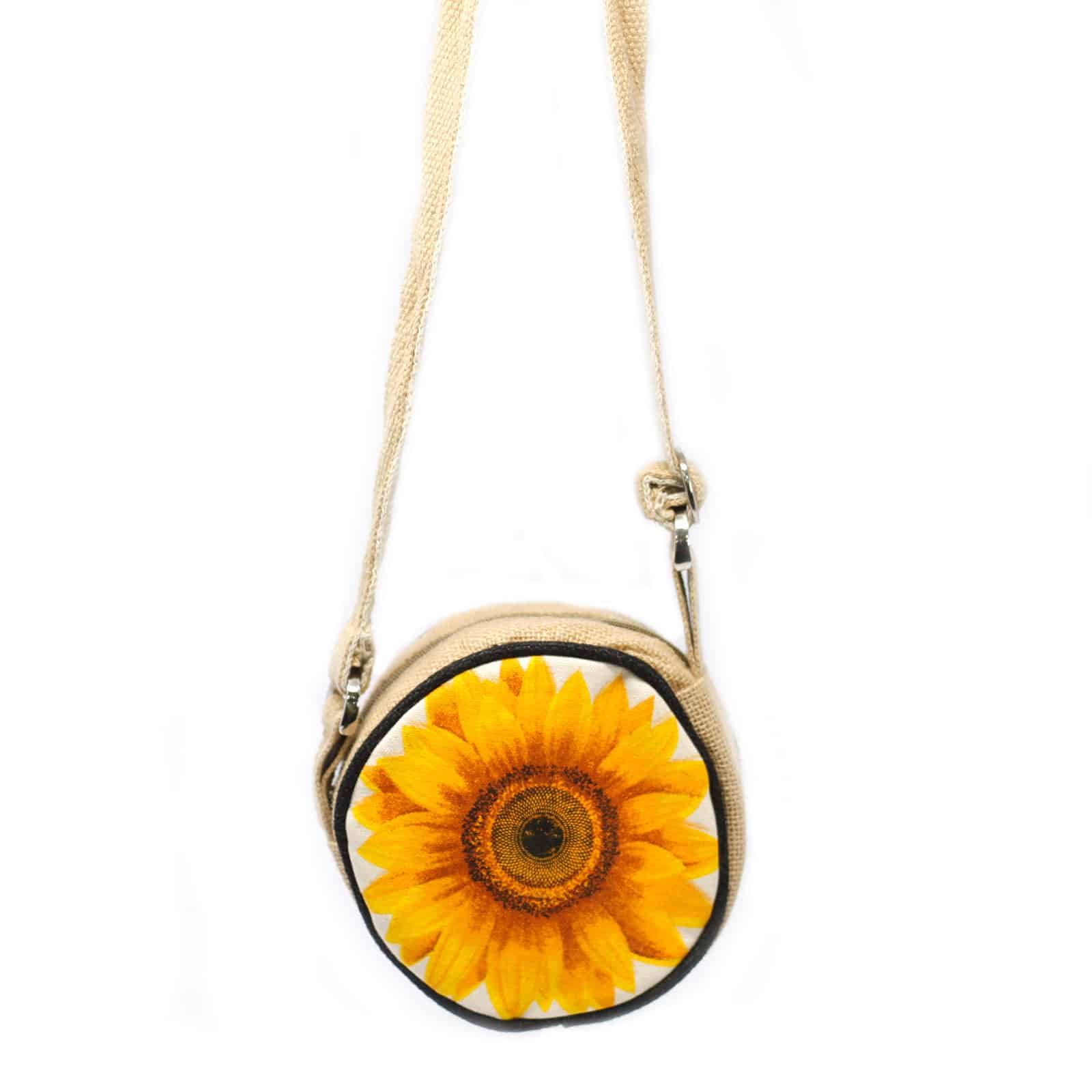 Eco Round Bag - Small - Sunflower-3