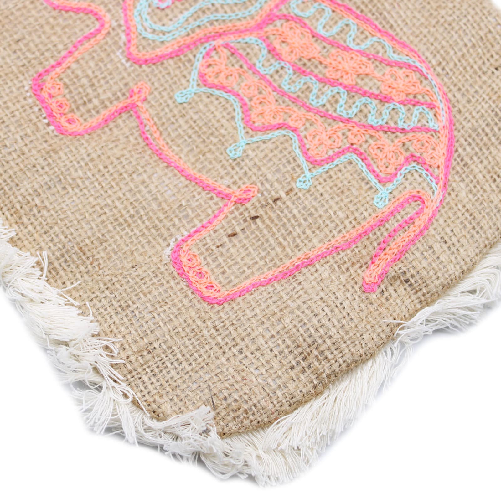 Fab Fringe Bag - Elephant Embroidery-4