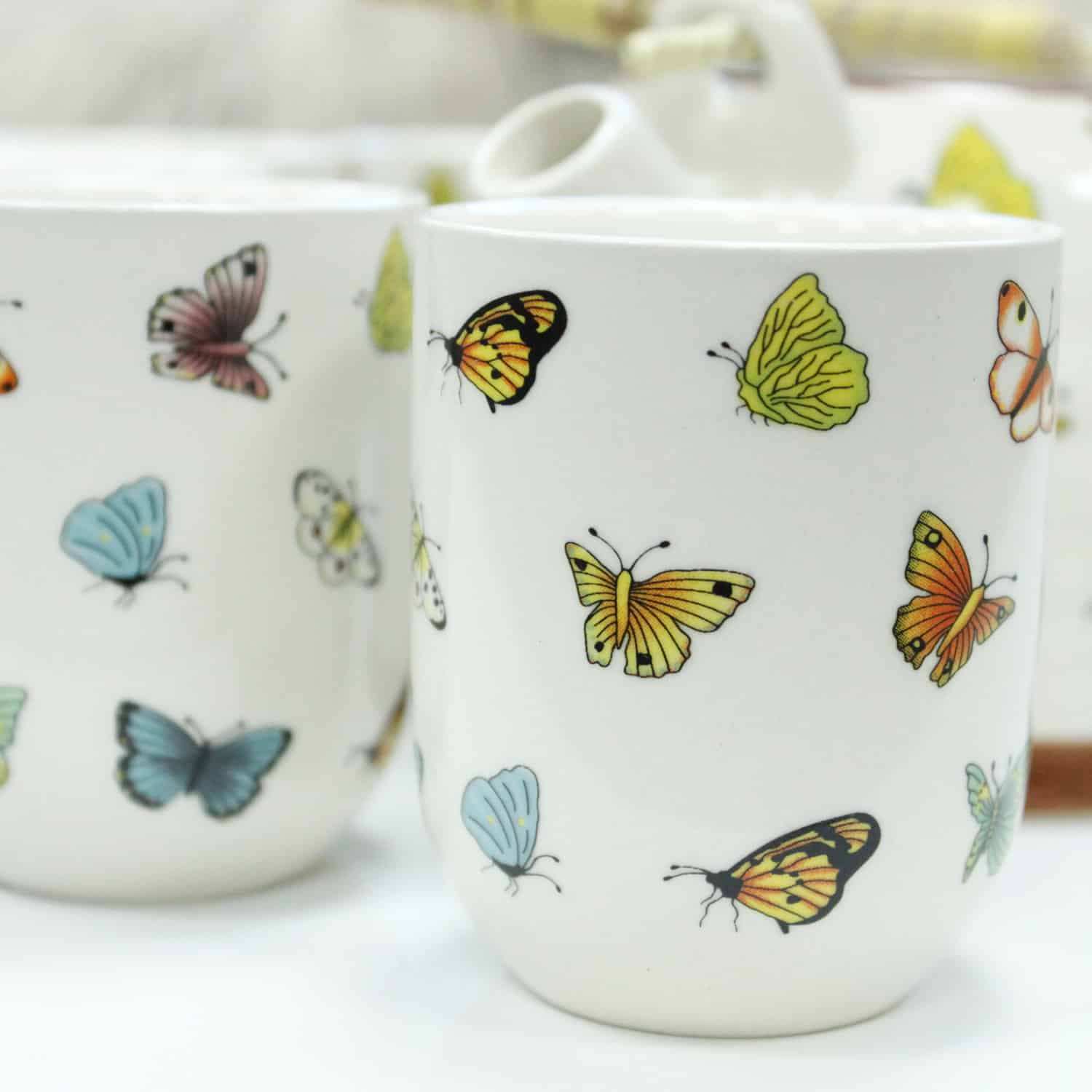 Herbal Teapot Set - Butterflies-3