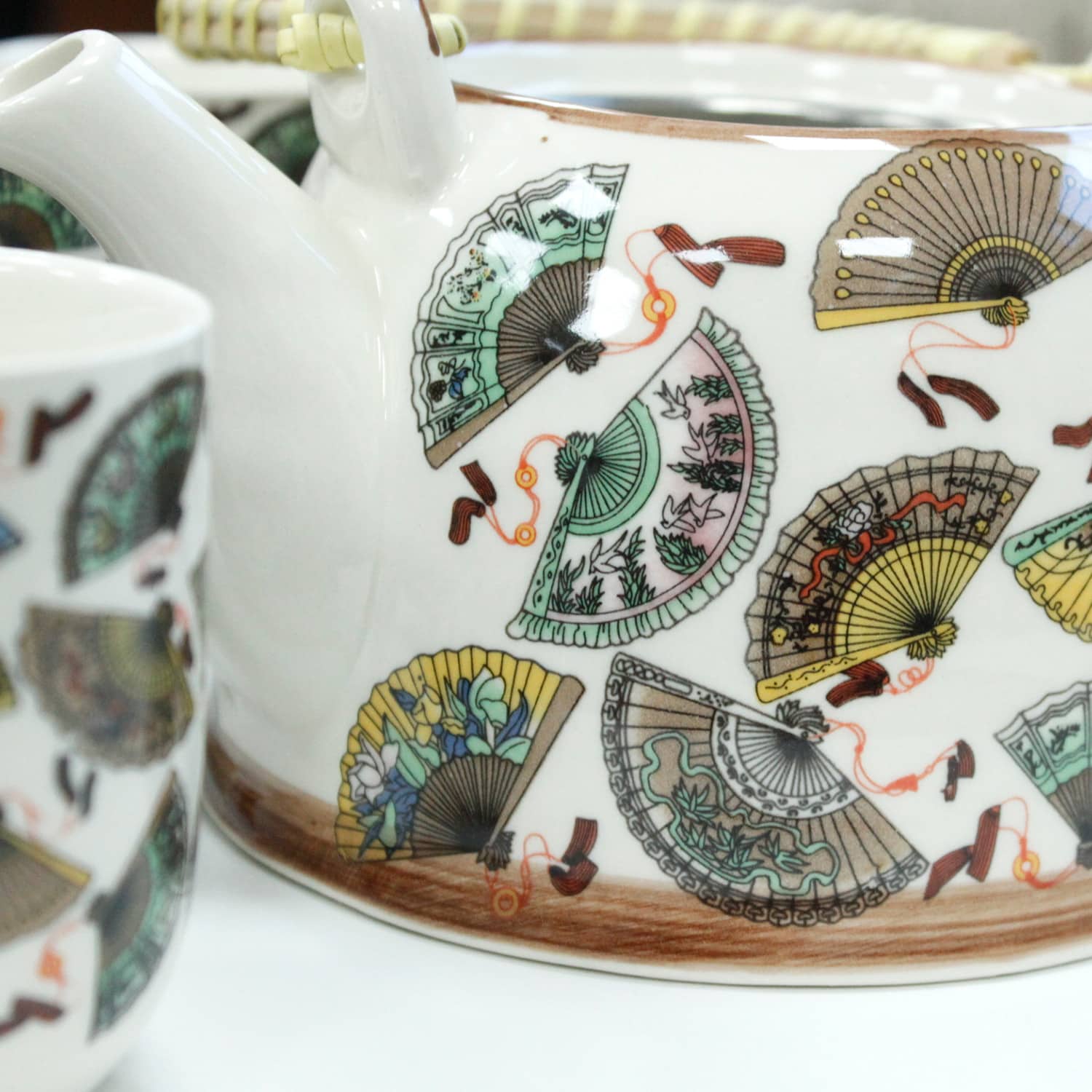 Herbal Teapot Set - China Fans-4