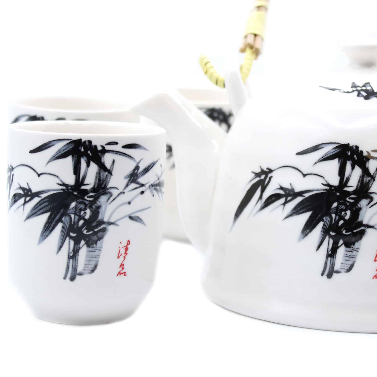 Herbal Teapot Set - White Stone Oriental-2