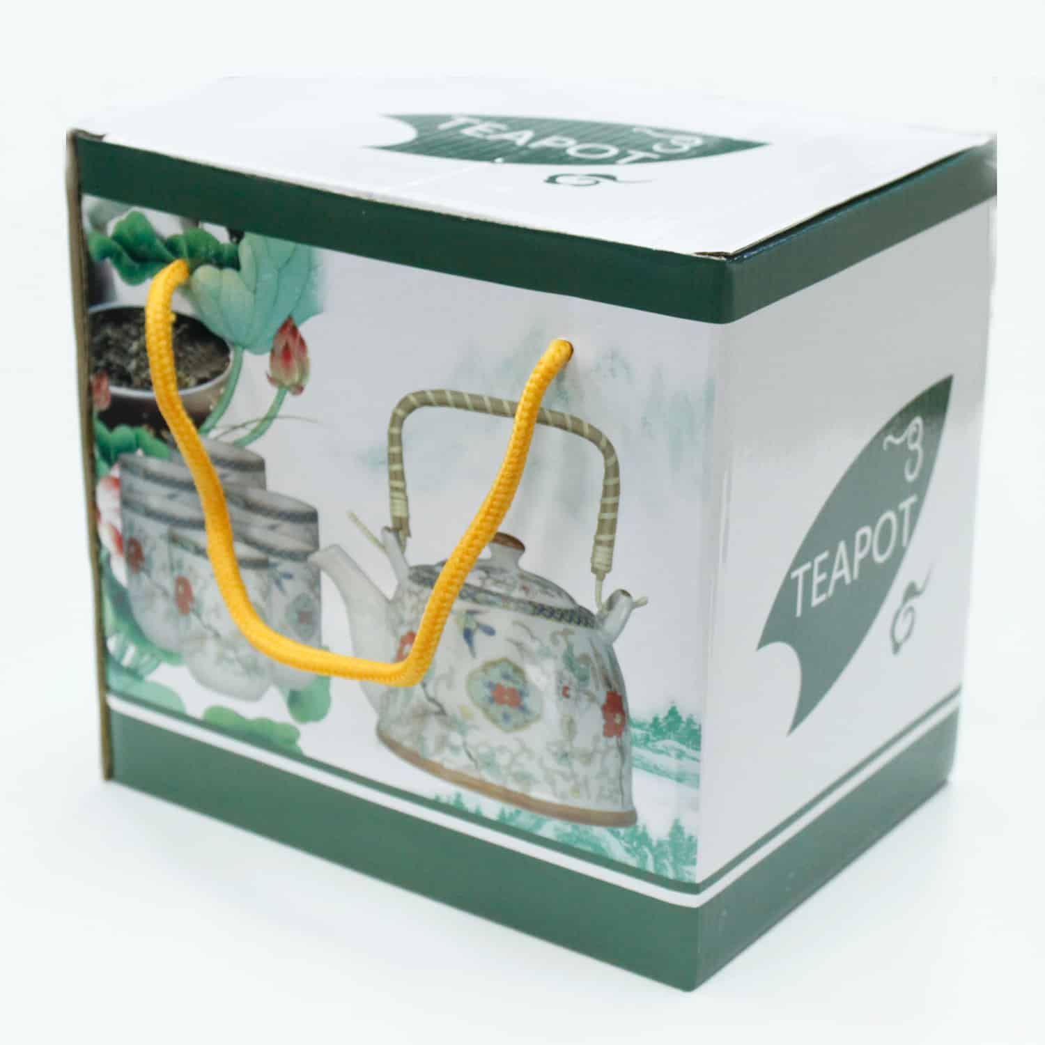 Herbal Teapot Set - White Stone Oriental-3