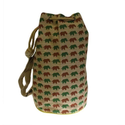 Jute Duffle - Rhino