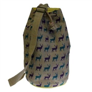 Jute Duffle - Stag Bag