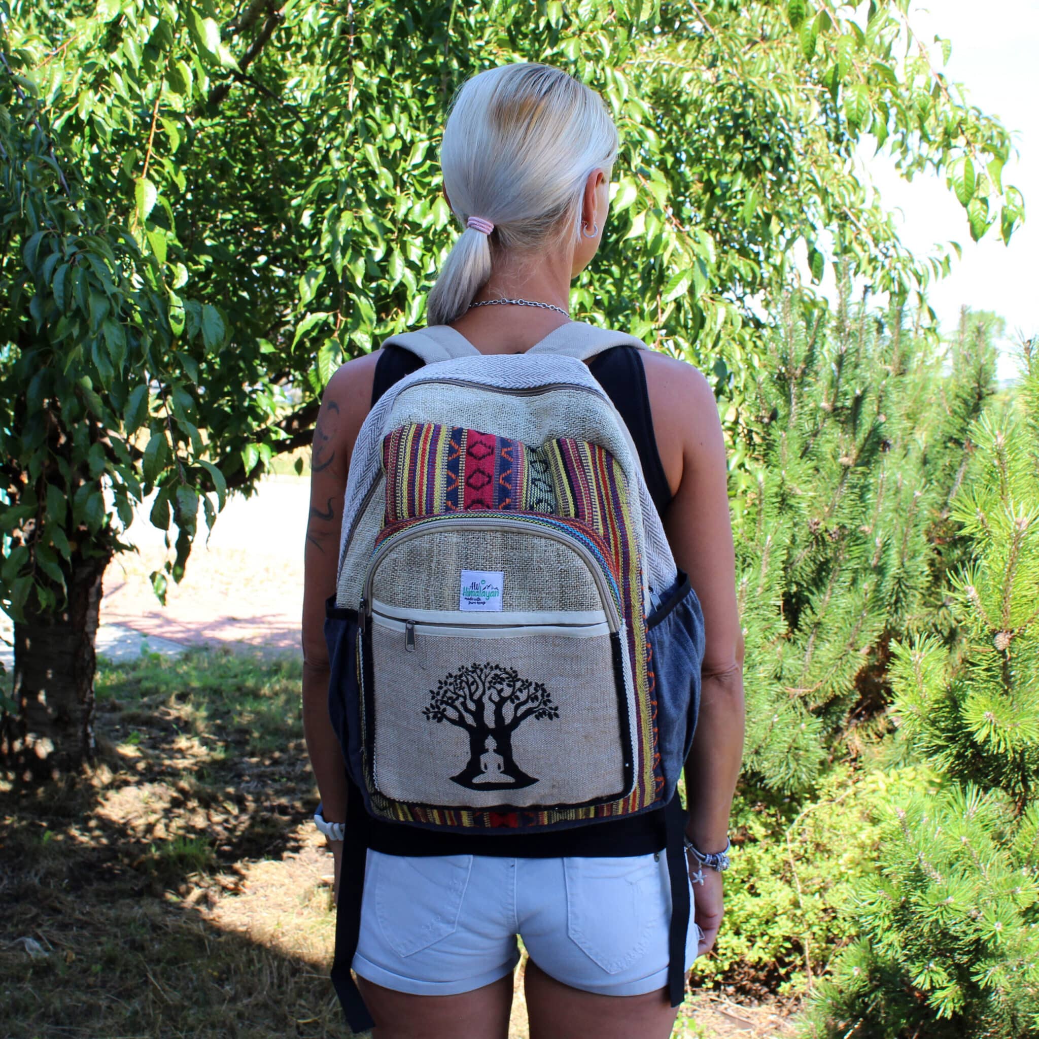 Large Backpack - Straight Zips Style-2