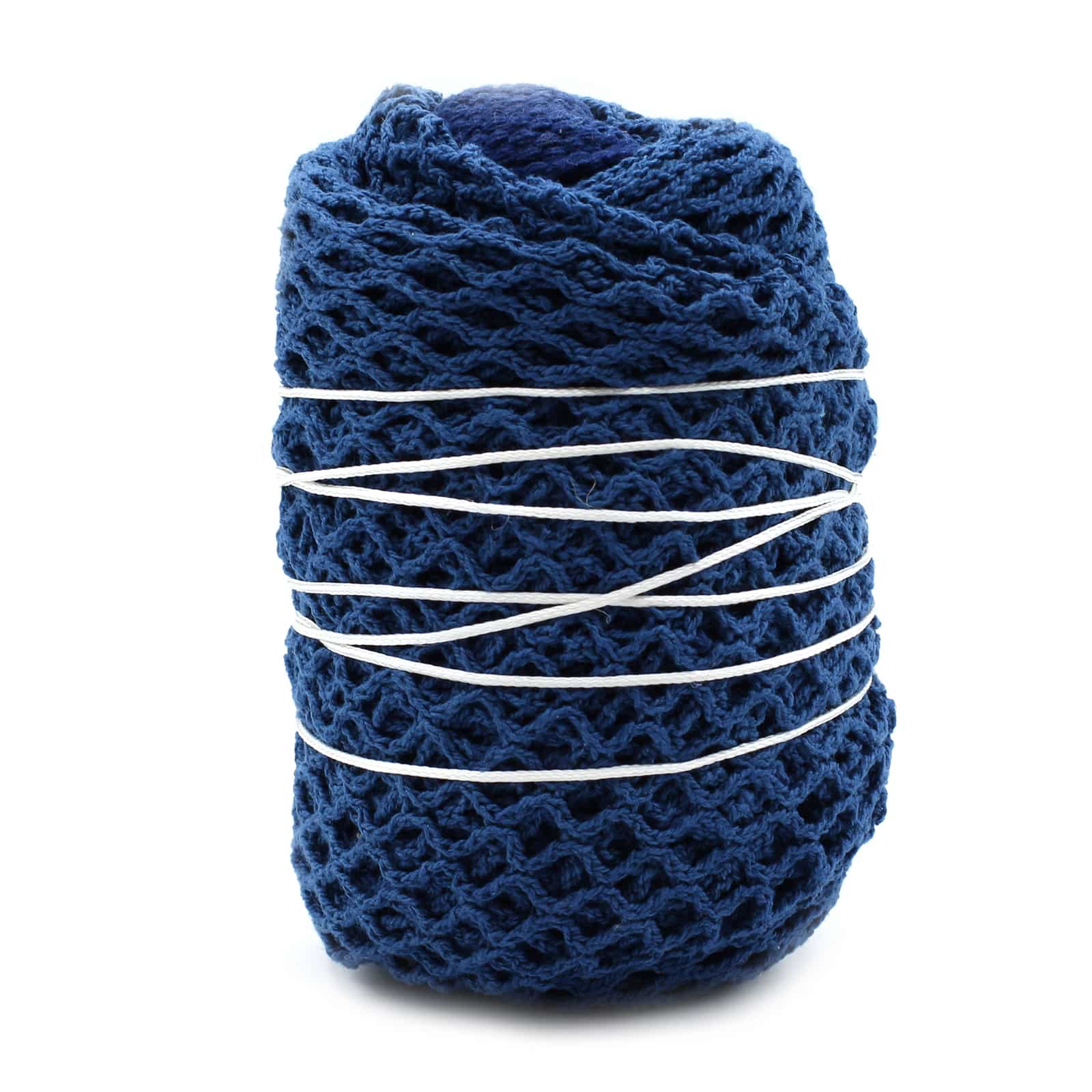 Pure Cotton Mesh Bag - Denim-4