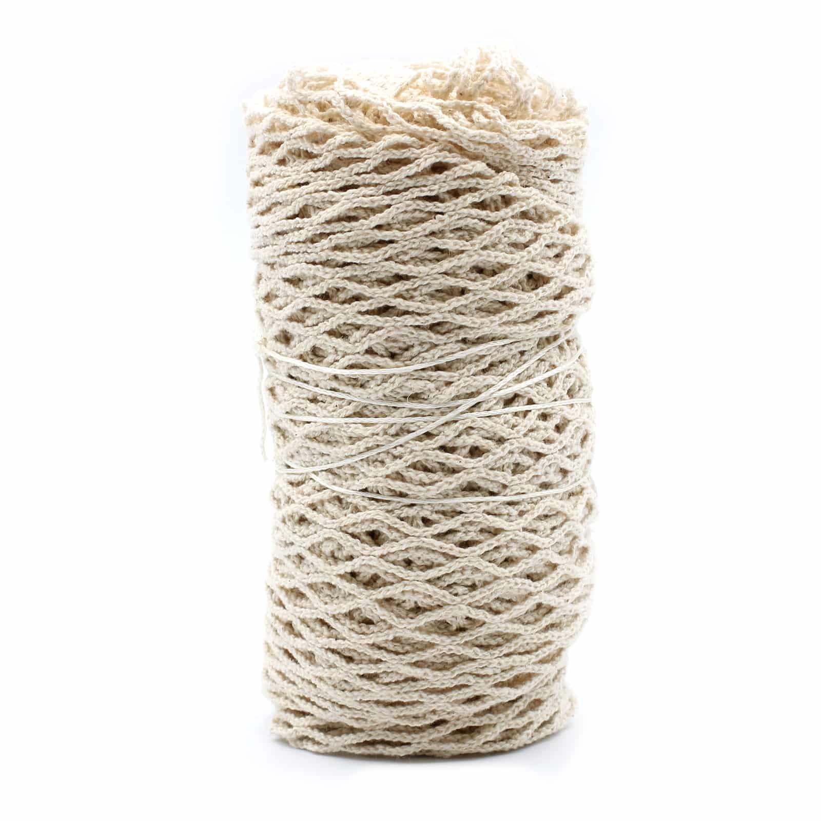 Pure Cotton Mesh Bag - Natural-3