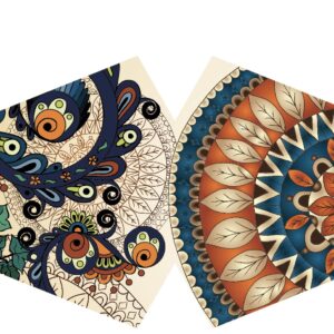 Reusable Fashion Face Mask - Golden Leaves (Adult)