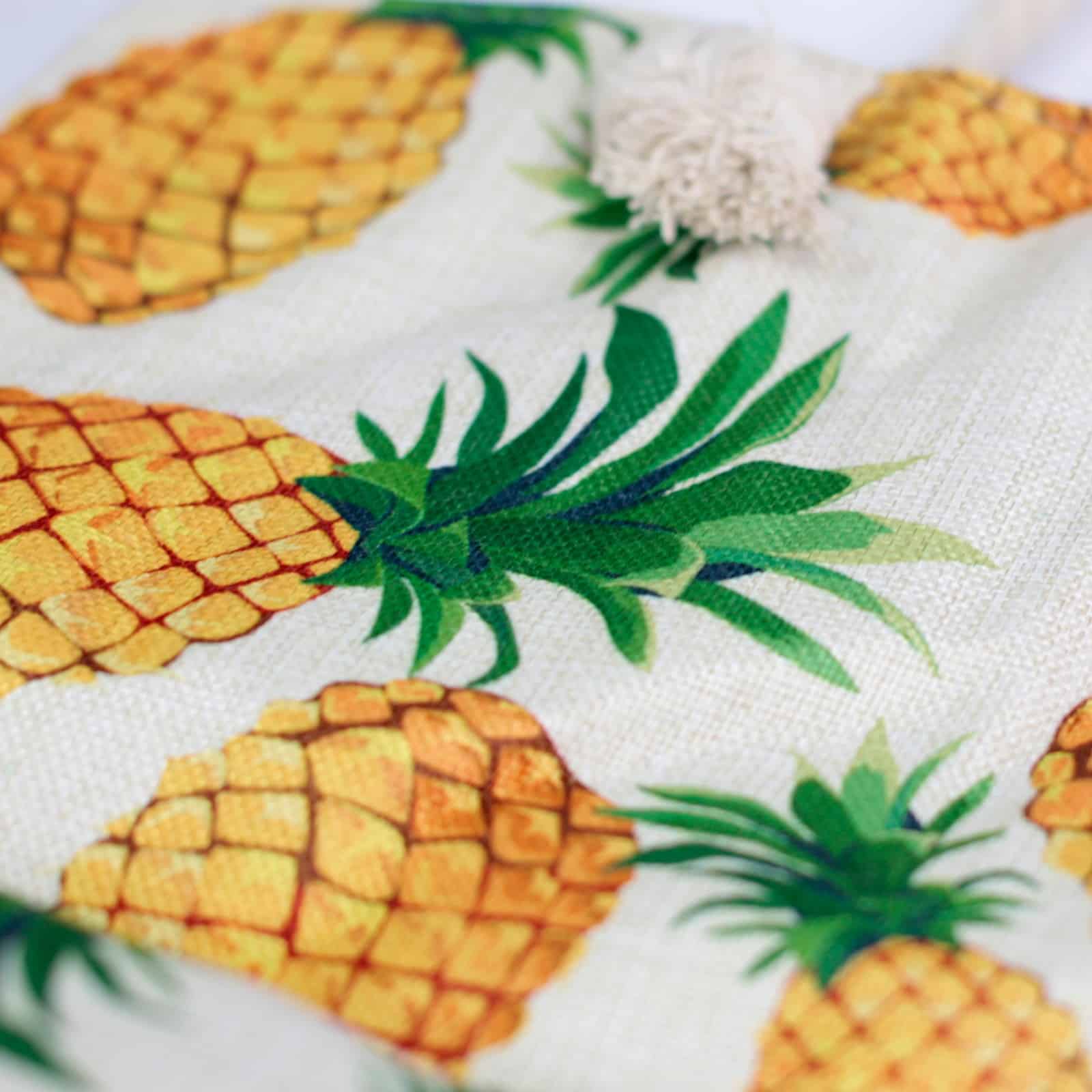 Rope Handle Bag - Pineapples-3