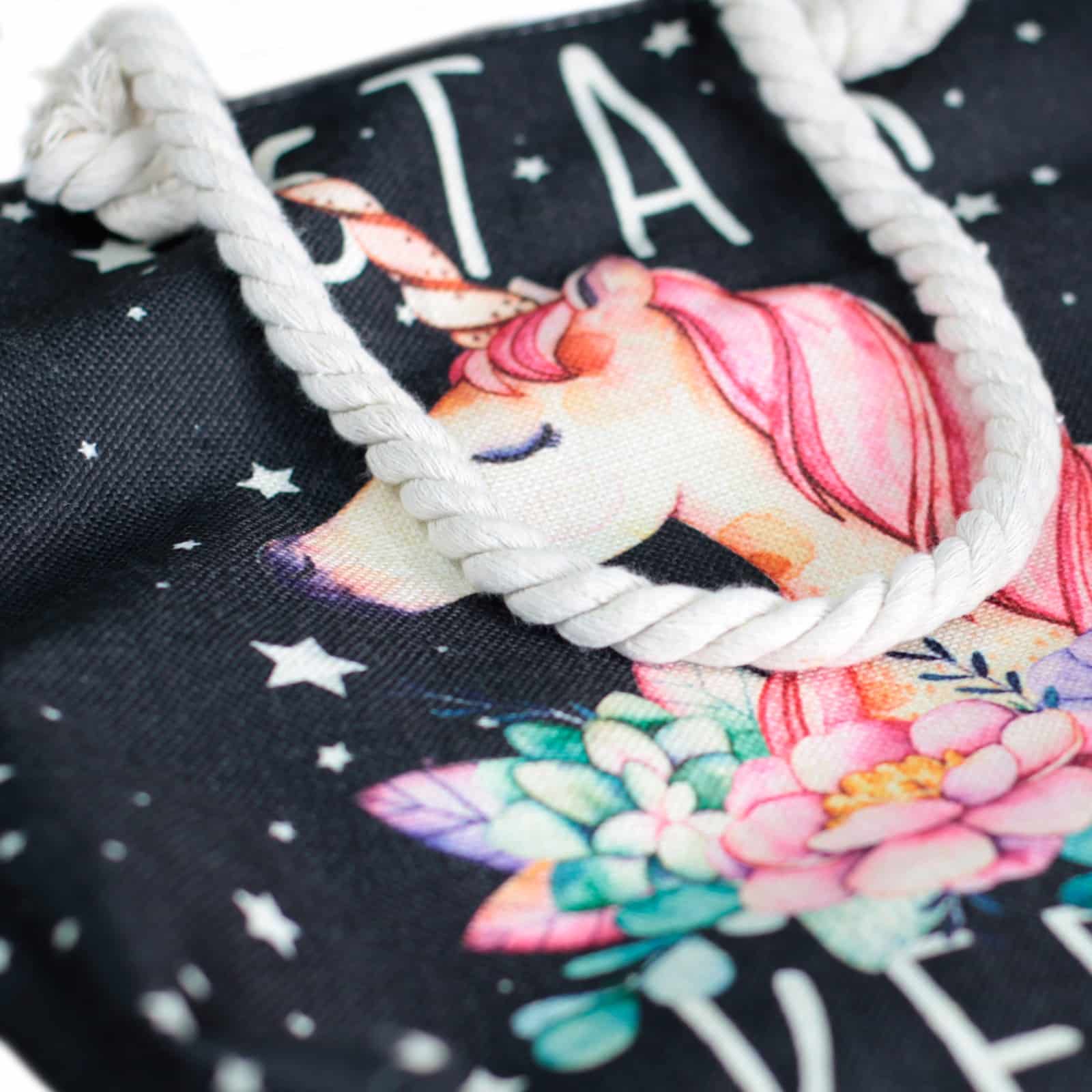 Rope Handle Bag - Star Keeper Unicorn-2