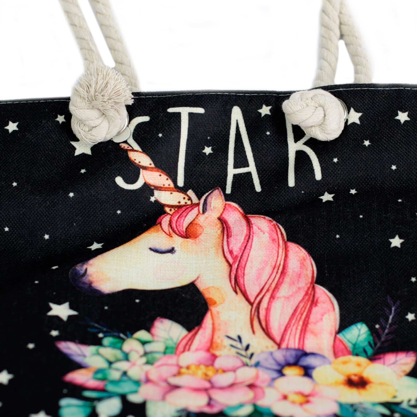 Rope Handle Bag - Star Keeper Unicorn-4