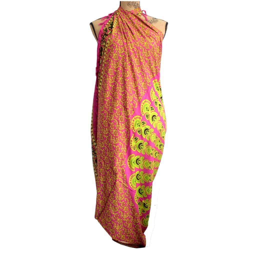 Ruby Lime Mandala Sarongs