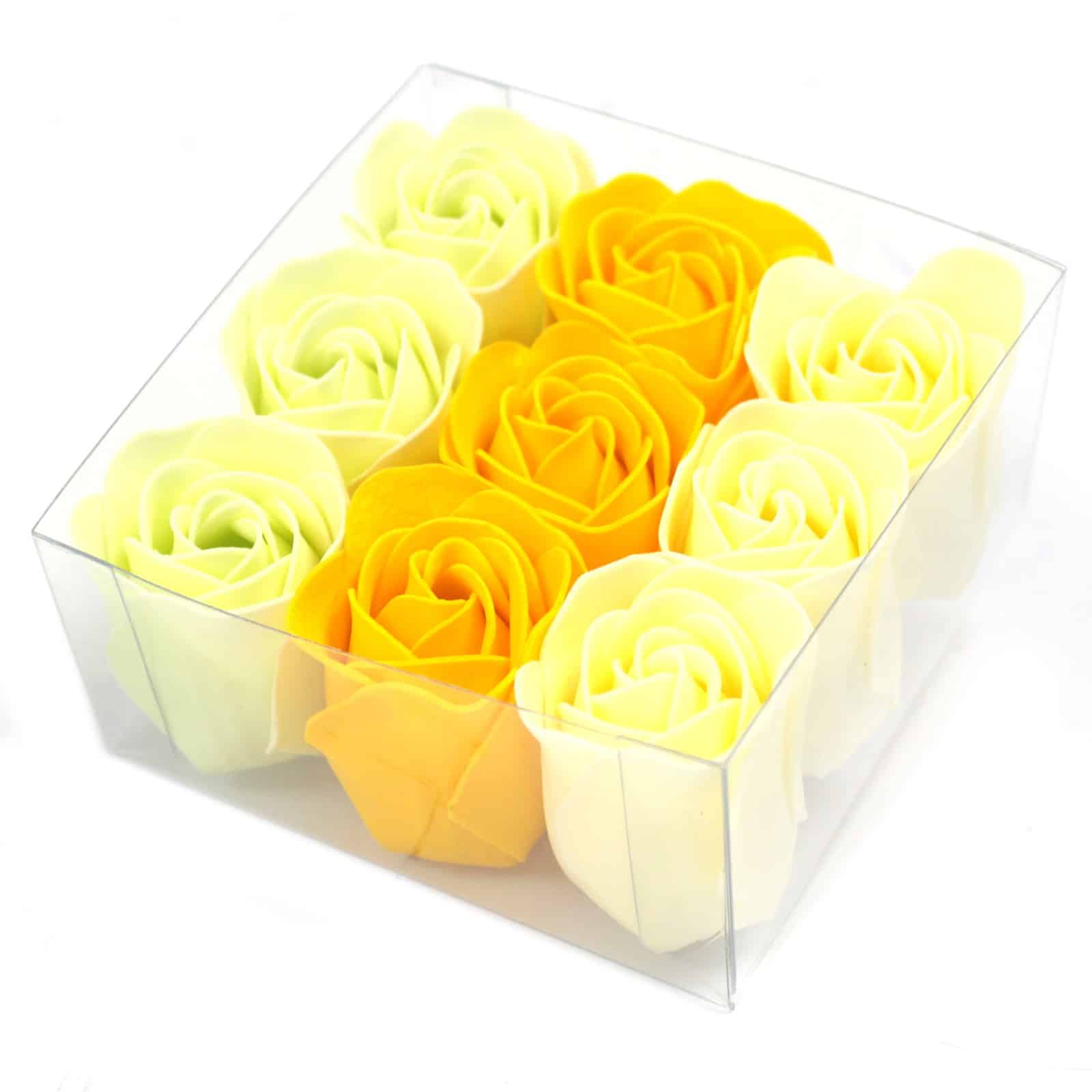 Set of 9 Soap Flowers- Spring Roses-2