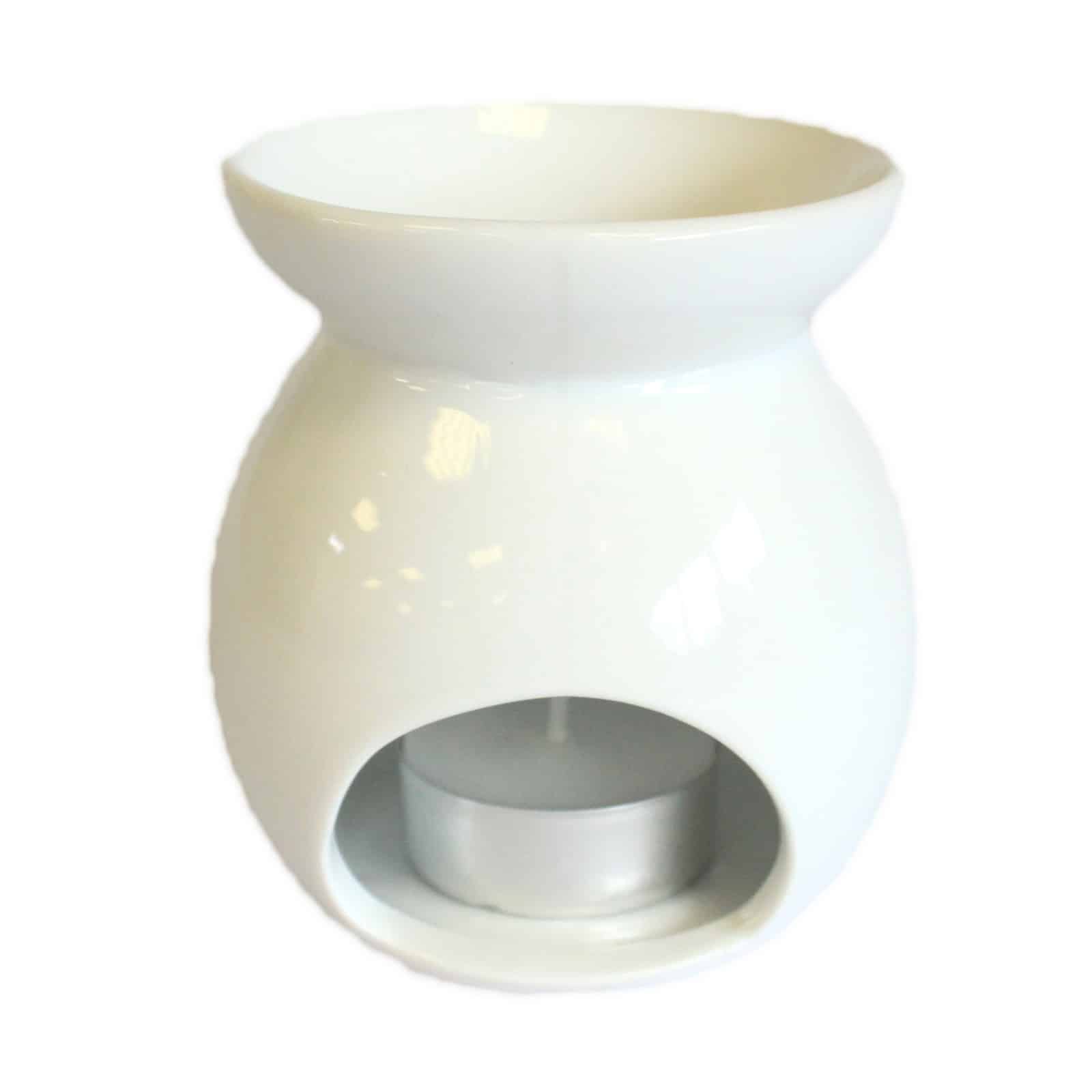 Sm Classic White Oil Burner - Tree Cut-out-2