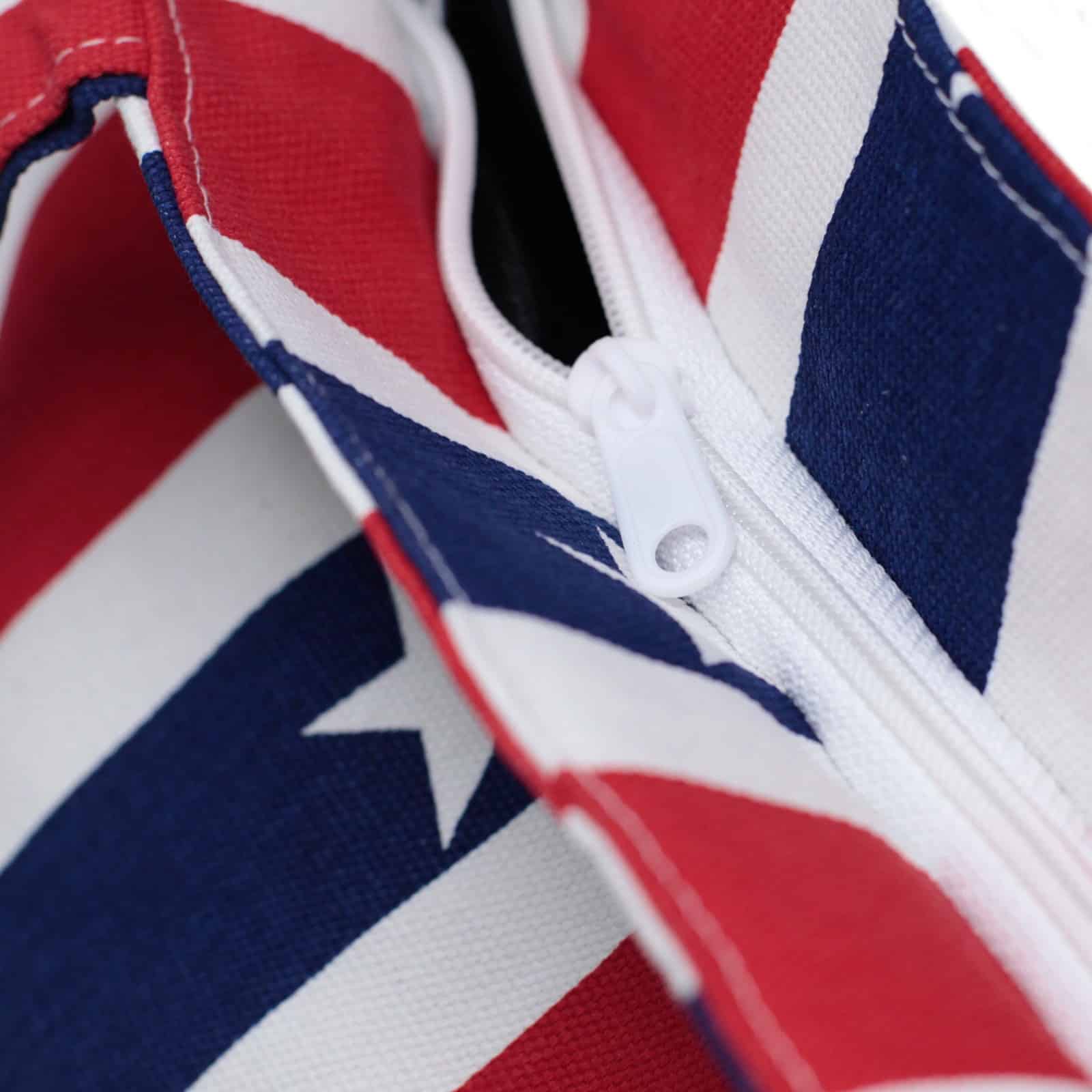 Strong Canvas Bags - Red White & Blue-2