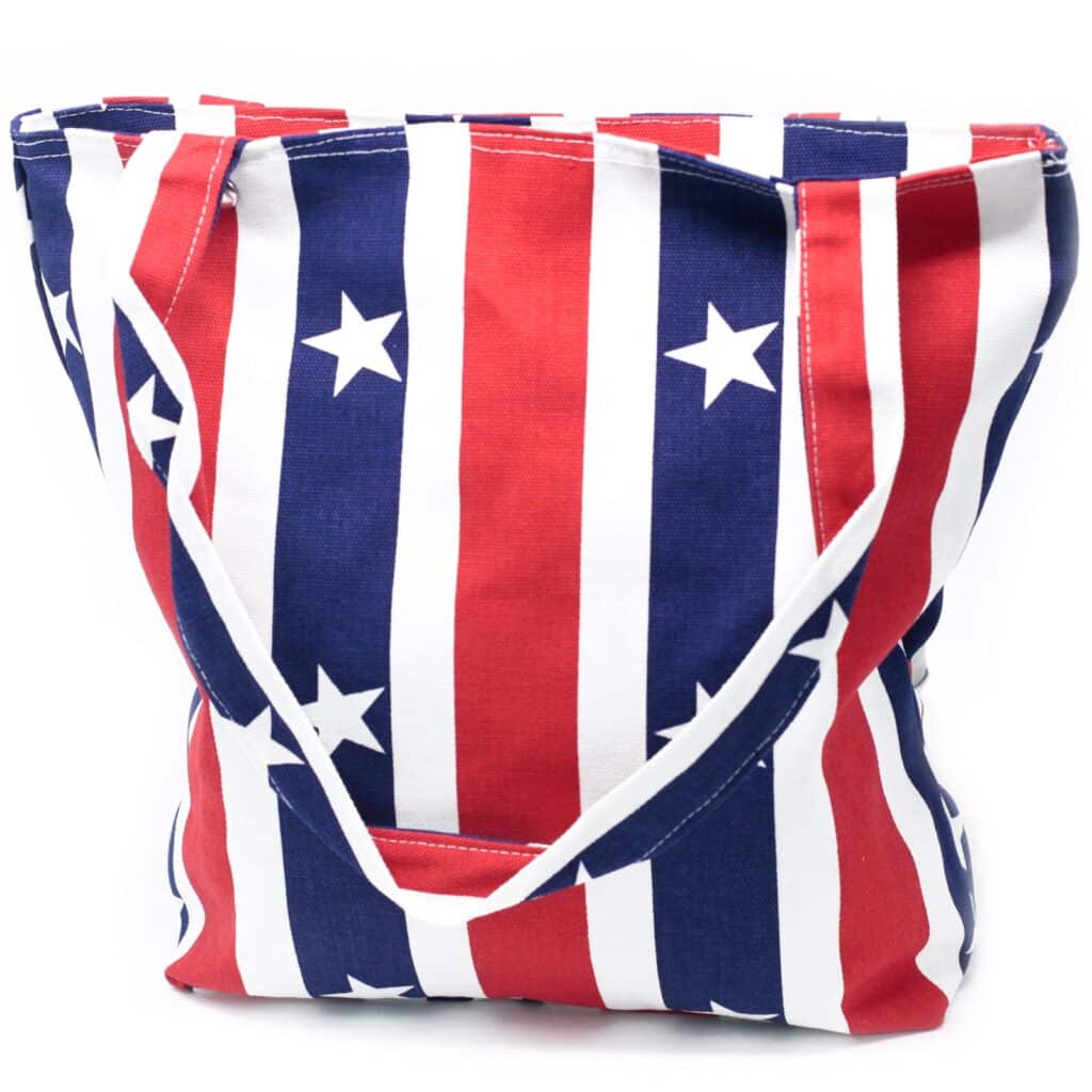 Strong Canvas Bags - Red White & Blue
