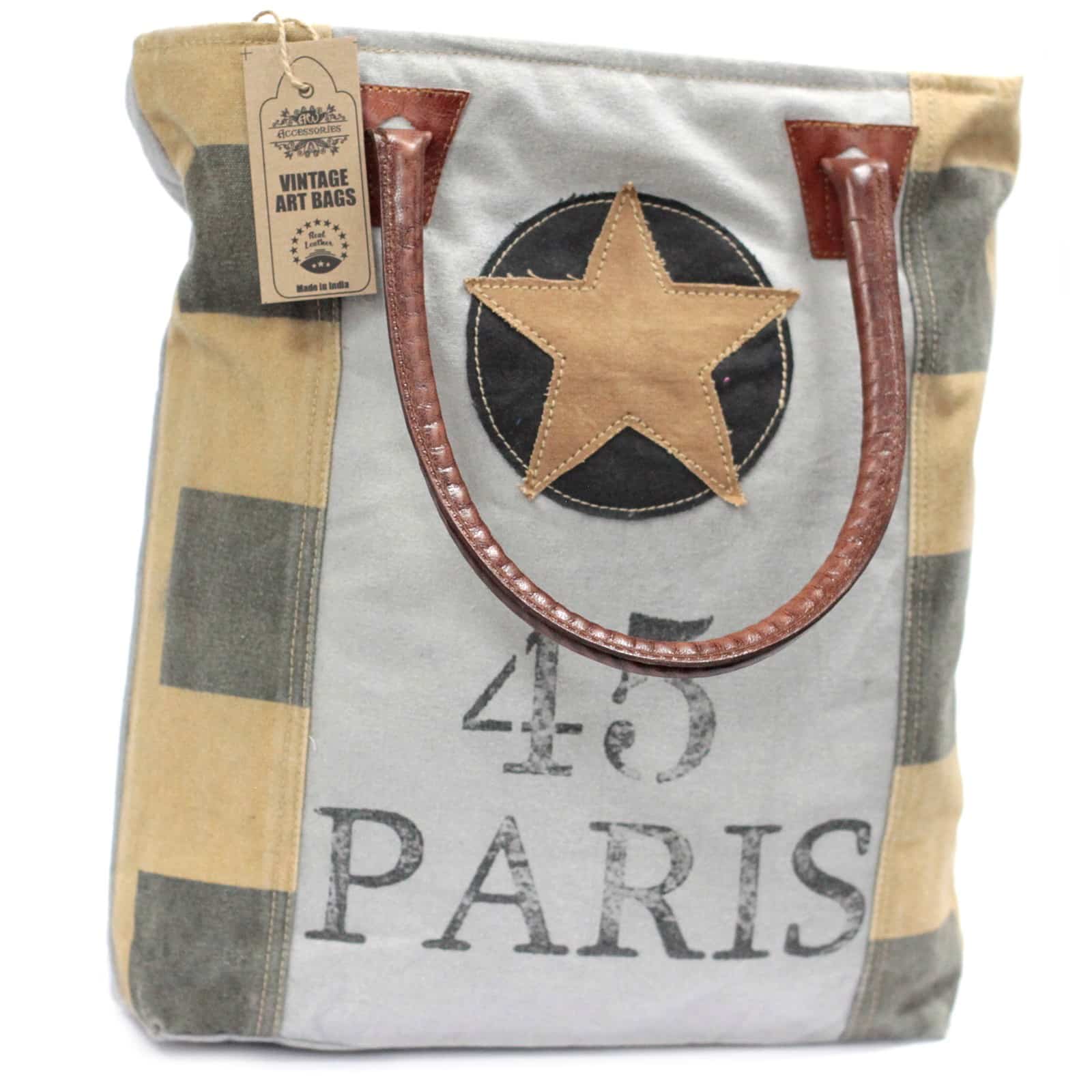 Vintage Bag - Paris Star-3